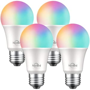 NiteBird A19 E26 Smart Light Bulbs 4-Pack for $25 NiteBird A19 E26 Smart Light Bulbs 4-Pack for $25