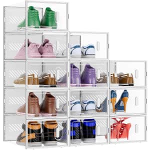 Baleine Shoe Storage Box 12-Pack for $18