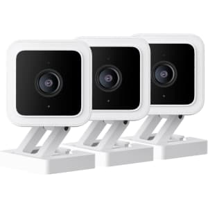 Wyze Cam v3 Wired 1080p HD Indoor/Outdoor Security Camera 3-Pack for $90