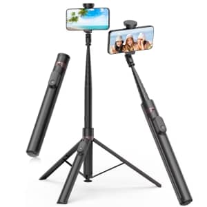 Toneof 66" Phone Tripod for $7.64 w/ Prime Toneof 66" Phone Tripod for $7.64 w/ Prime