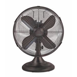 HOLMES Heritage Collection Table Fan, 12-inch, Brushed antique nickle finish for $156 HOLMES Heritage Collection Table Fan, 12-inch, Brushed antique nickle finish for $156