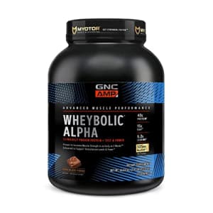 GNC AMP Wheybolic Alpha with MyoTOR Protein Powder | Targeted Muscle Building and Workout Support for $75 GNC AMP Wheybolic Alpha with MyoTOR Protein Powder | Targeted Muscle Building and Workout Support for $75
