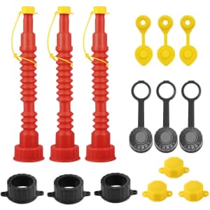 Eonlion Gas Can Replacement Spout Kit 3-Pack for $15