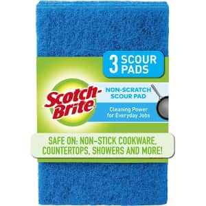 Scotch-Brite Non-Scratch Scour Pads 3-Pack for $1.80 via Sub & Save Scotch-Brite Non-Scratch Scour Pads 3-Pack for $1.80 via Sub & Save