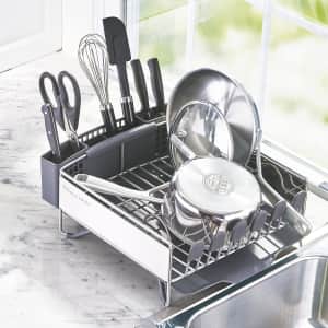 KitchenAid Compact Stainless Steel Dish Rack for $41 w/ Prime