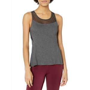 SHAPE activewear Women's Barre Tank, Charcoal, M for $11