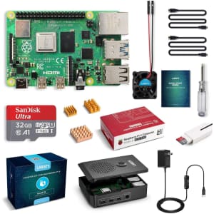 Labists Raspberry Pi 4 4GB Starter Kit for $80