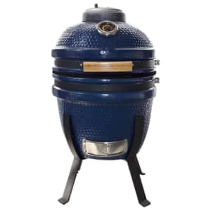 LifeSMART 15" Kamado Ceramic Grill Value Bundle for $249