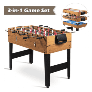 Costway 3-In-1 Combo Game Table with Soccer, Billiards, and Slide Hockey for $199 Costway 3-In-1 Combo Game Table with Soccer, Billiards, and Slide Hockey for $199