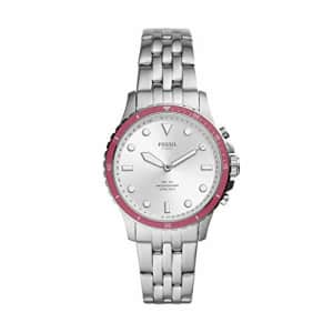 Fossil Women's FB-01 Stainless Steel Hybrid Smartwatch, Color: Silver/Pink (Model: FTW5069) for $119 Fossil Women's FB-01 Stainless Steel Hybrid Smartwatch, Color: Silver/Pink (Model: FTW5069) for $119