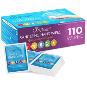 Care Touch Hand Sanitizer Wipes 110-Pack for $10 via Sub & Save