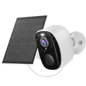 Richcho 2K Solar-Powered Wireless Security Camera for $25