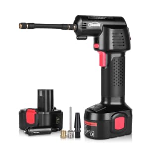 Air Compressor Electric Inflator Portable Hand Held Pump for $44