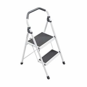 Gorilla Ladders GLS-2-2 2-Step Steel Lightweight Step Stool Ladder 225 lbs. Load Capacity Type II for $46