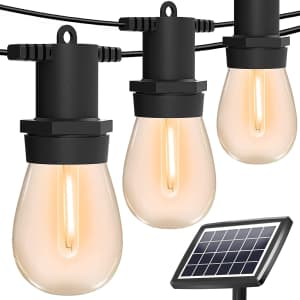 Litguru 48-Foot Solar LED String Lights for $30