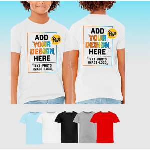 Kids' Custom T-Shirts: 2 for $15