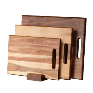 Acacia Wood Cutting Board 3-Pack w/ Handles for $34 Acacia Wood Cutting Board 3-Pack w/ Handles for $34