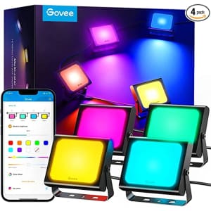 Govee LED Smart RGBIC Stage Light 4-Pack for $60