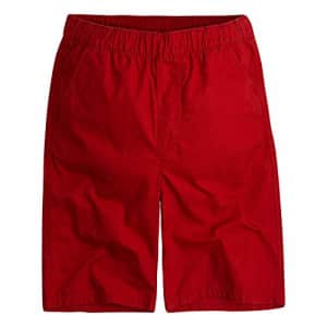 Levi's Boys' Little Pull On Shorts, Pompeian Red, 7 for $17