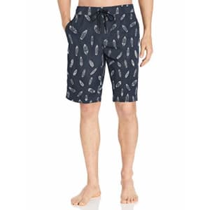 Amazon Brand - Goodthreads Men's 11" Inseam Swim Trunk, Navy Feather Print, Medium for $14 Amazon Brand - Goodthreads Men's 11" Inseam Swim Trunk, Navy Feather Print, Medium for $14