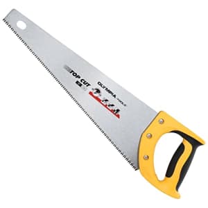 Olympia Tools 15'' hand saw, handsaw 7 TPI for wood cutting, Ergonomic No-slip Rubber grip for for $20