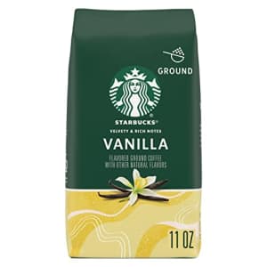 Starbucks Flavored Ground Coffee Vanilla No Artificial Flavors 6 bags (11 oz. each) for $20