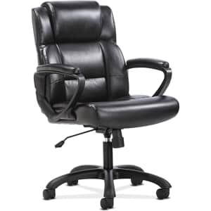 The Hon Company Sadie Leather Executive Chair for $87 The Hon Company Sadie Leather Executive Chair for $87