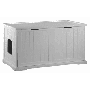 Merry Products Cat Washroom Bench Decorative Litter Box for $74 at checkout