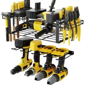 Godboat Wall-Mounted Power Tool Organizer for $20
