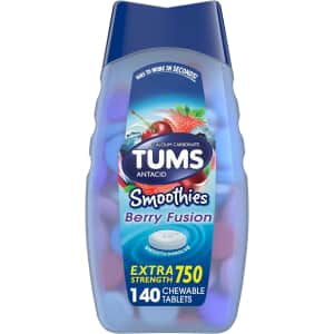 Tums Smoothies Extra Strength Tablets 14-Count for $5.95 via Sub & Save