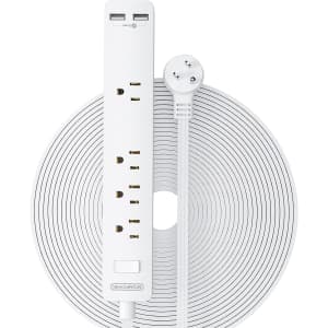 NTONPOWER 4-Outlet Ultra Thin Flat 25-Foot Extension Cord for $14
