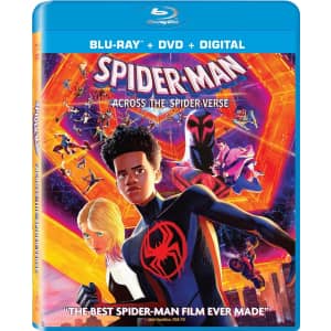 Spider-Man: Across The Spider-Verse on Blu-Ray for $10