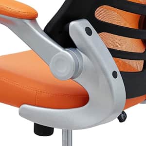 Modway EEI-210-ORA Attainment Mesh Back and Vinyl Seat Modern Office Chair in Orange 26.5"L x for $144