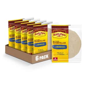 Old El Paso 8-Ct. Flour Tortillas 6-Pack for $8.32 w/ Sub & Save