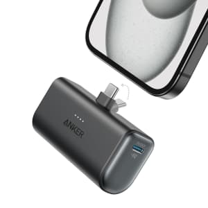 Anker Nano 5,000mAh USB-C Mini Power Bank for $15