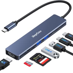 RayCue 7-in-1 USB-C Hub for $11