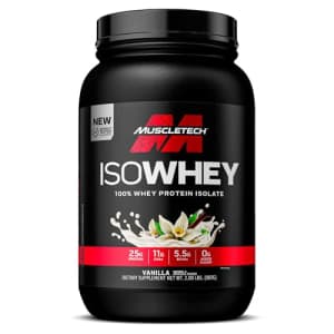 MuscleTech| IsoWhey | Whey Protein Isolate Powder| Muscle Builder for Men & Women | Post Workout for $35