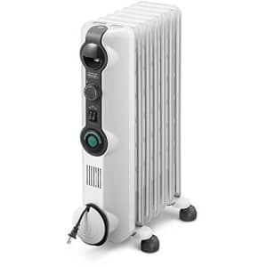 DeLonghi De'Longhi Oil-Filled Radiator Space Heater, Quiet 1500W, Adjustable Thermostat, 3 Heat Settings for $179
