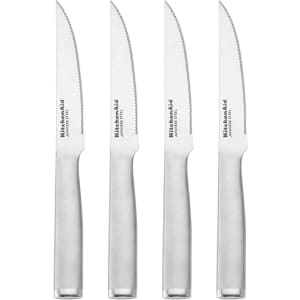 KitchenAid 4pc Gourmet Forged Steak Knife Set for $20