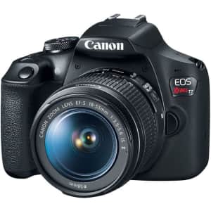 Canon EOS Rebel T7 24.7MP DSLR Camera w/ 18-55mm Lens for $479