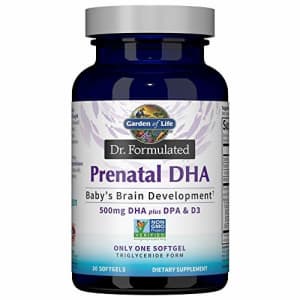 Garden of Life Dr. Formulated Prenatal DHA Fish Oil - Strawberry, 500mg DHA & DPA in Triglyceride for $29