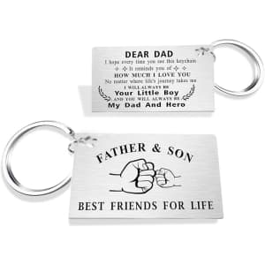 Best Dad Ever Keychain for $5 Best Dad Ever Keychain for $5