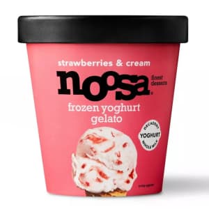 Noosa Strawberries & Cream Frozen Yogurt Gelato for $1
