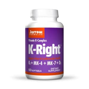 Jarrow Formulas K-Right - 60 Softgels - Bone & Cardiovascular Health Support - Contains Vitamin D3 for $31