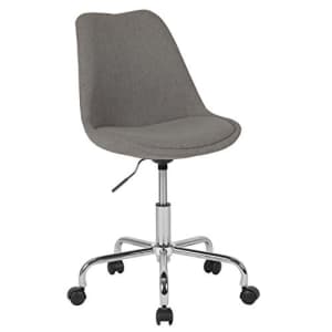Flash Furniture Aurora Series Mid-Back Light Gray Fabric Task Office Chair with Pneumatic Lift and for $106
