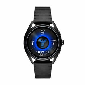 Emporio Armani Men's Touch-Screen Smartwatch with Rubber Strap, Black, 20 (Model: ART5017) for $529 Emporio Armani Men's Touch-Screen Smartwatch with Rubber Strap, Black, 20 (Model: ART5017) for $529