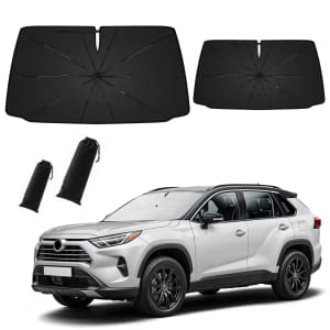 Windshield Sun Shade 2-Pack for $18 Windshield Sun Shade 2-Pack for $18