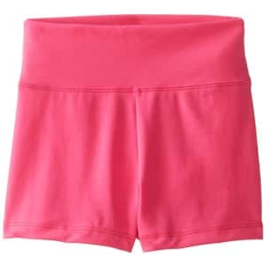 Capezio Big Girls' Team Basic High Waisted Short, Hot Pink, Large for $17