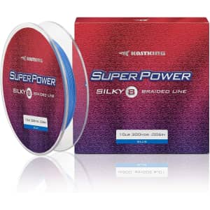KastKing SuperPower Braided Fishing Line for $17