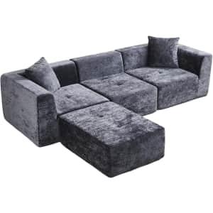 Aimstyto 108" L-Shape Modular Sectional Sofa for $335 Aimstyto 108" L-Shape Modular Sectional Sofa for $335